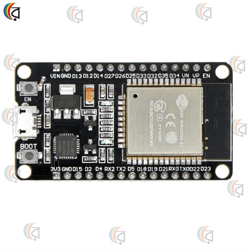 ESP32 DevKit V1 IoT Development Board (ESP32-WROOM-32E) with Dual-Core WiFi & Bluetooth (Type-C) Images
